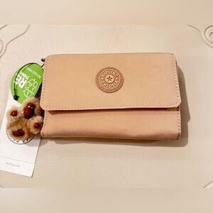 Kipling PIXI Snap Medium Trifold Wallet Polyamide Light Clay Sand